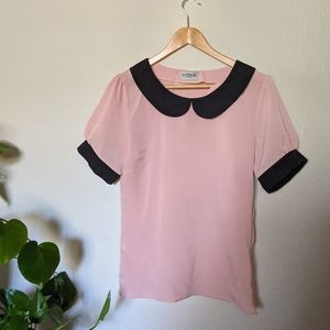 Pink Chiffon Shirt